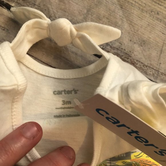 Carter's Animal Clothing Set, Peacock Top &Animal Friends Pants Size 3 Month NWT - Picture 5 of 7